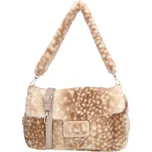 Dámská kabelka z měkké umělé kožešiny Charm London Alaska Deer - béžová