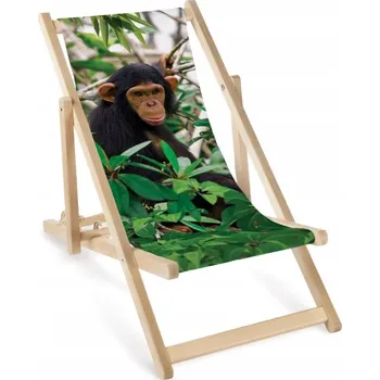 Zahradní lehátko Allbag vícebarevné dřevěné Lehátko