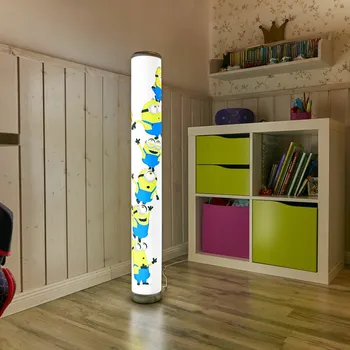 Stojací lampa Stojací lampa Mimoni LED s dálkovým ovládáním a RGB barvami