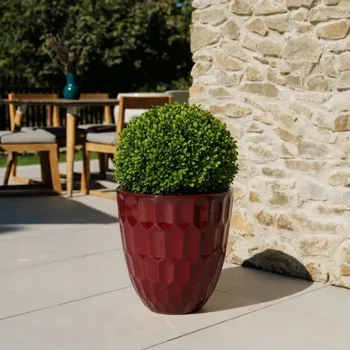 Květináč Květináč keramika červená Provencelia 55 cm x 41 x 55 cm