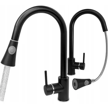 Vodovodní baterie Kuchyňská stojánková baterie APKOMFORT TARU černá