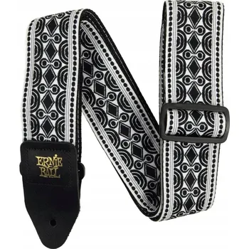 Kytarový popruh Ernie Ball kytarový popruh Beatnik Black Jacquard