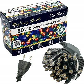 Vánoční dekorace Vnitřní Vánoční osvětlení na stromeček Cortina 4 m, 51-100 žárovek