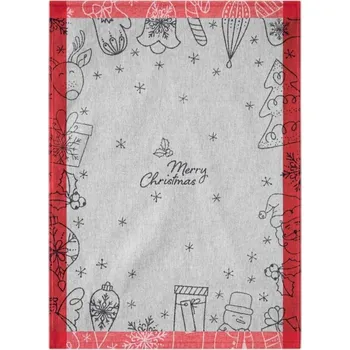 Utěrka ZWOLTEX vánoční kuchyňské utěrky snow 70 cm
