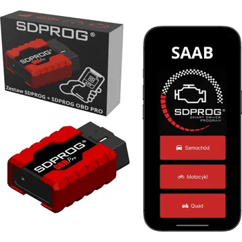 Autoelektronika Saab Diagnostický Tester OBD2 Rozhraní SDPROG DPF + Program Android iOS
