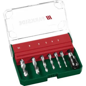 Závitořezný nástroj PARKSIDE® Sada kombinovaných závitníků (sada kombinovaných závitníků)