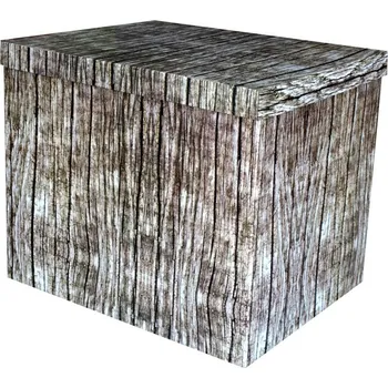 Dekorativní, uspořádaná krabice 370x300x320 mm laminovaná TREE