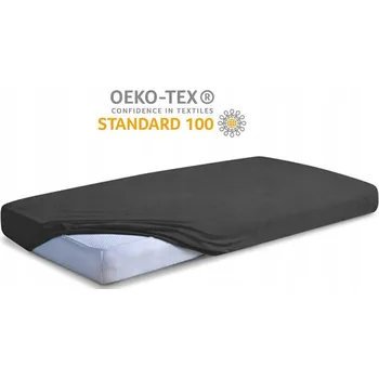 Prostěradlo Prześcieradło FROTTE Premium s gumou 160x200 Šedé