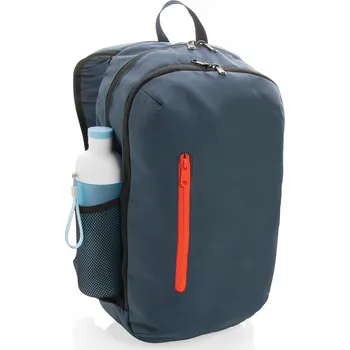 Batoh RPET na notebook 15" modro-růžový, Impact AWARE, Rozměry: 30x10x47 cm