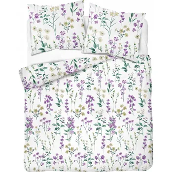 Povlečení Povlečení flanel 140x200 KVĚTY LOUKA SILNÉ 160 g 34B