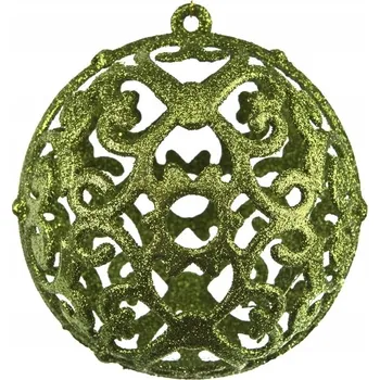 Vánoční dekorace Vánoční Koule 12 cm zelená