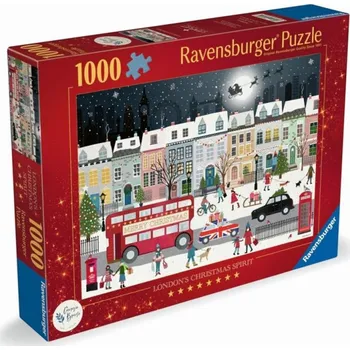 Ravensburger Puzzle - Vánoční duch Londýna - 1000 dílků