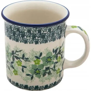 Hrnek Ceramika Artystyczna Bolesławiec 2322 KVĚTY Starzyk keramika 300 ml