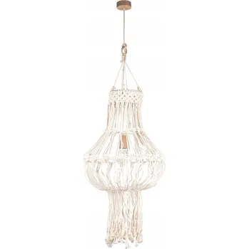 SPOT Svítidlo Závěsné 1xE27 Max.15W LED Dub Olejovaný Bavlněný Provázek