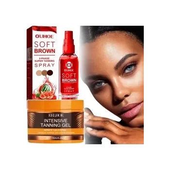 SAMOOPALOVACÍ SADA: GEL NA OBLIČEJ + PŘÍRODNÍ SPREJ NA TĚLO S VŮNÍ VODNÍHO MELOUNU