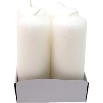 Svíčka Tradiční parafínová svíčka Świat Świec 4 ks