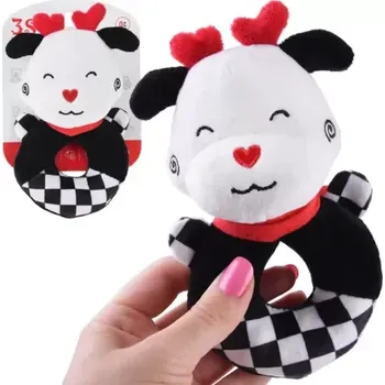 Kontrastní chrastítko Kravička