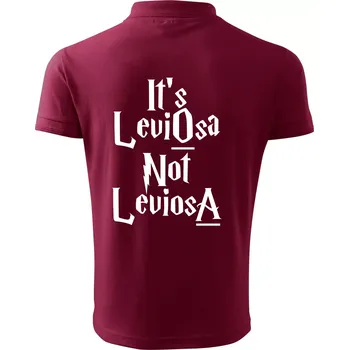 Pánská košile Leviosa not Levjosa - Polokošile pánská Pique Polo 203 - 4XL ( Garnet )