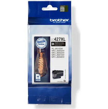 Brother LC-427XLBK (inkoust black, 6000 str., ISO / IEC 24711) LC427XLBK