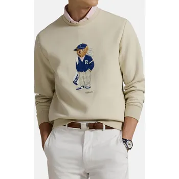 Pánská mikina Pánská béžová mikina Ralph Lauren - Velikost L, Barva Béžová M56532 785a82984001