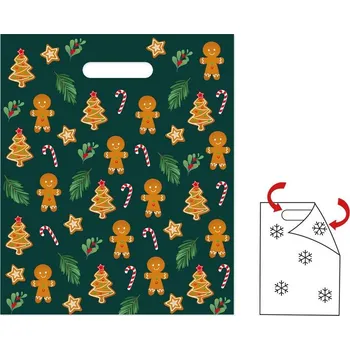 Dárková taška Mikulášská taška 30 × 36 cm - Perníček