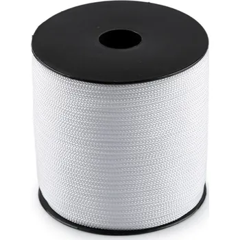 Pletací a háčkovací příze Anet macrame Ø2 mm 90 g, barva 17 bílá cívka