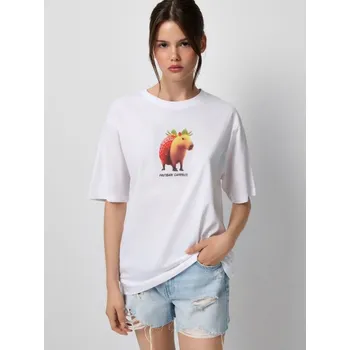 Dámské tričko Tričko s potiskem - XL - House - bílý - 281EB-00X