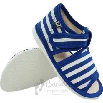Chlapecké bačkory Dětské pantofle RAK 100014 - Modrý pásek - vel. 29,5