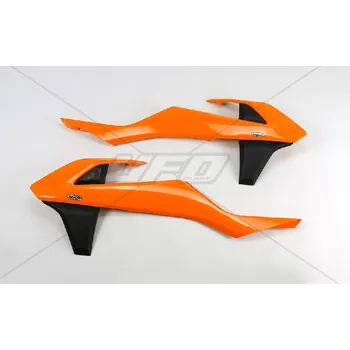 Autodíl UFO kryty chladiče KTM SX/SXF 16-18 (kromě SX 250 16), EXC/EXCF TPI 17-19, barva (černá/oranžová) (UFO kryty chladiče KTM SX/SXF 16-18 (kromě SX 250 16), EXC/EXCF TPI 17-19, barva (černá/oranžová))