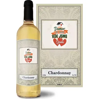 Víno Sablio Bílé víno Domov 2: 0,75 l