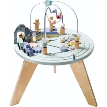 hrací stolek eliNeli EN1402 motorický stolek s aktivitami a vláčkem