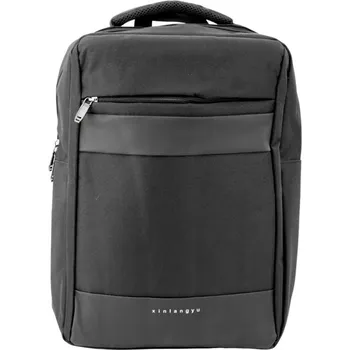 Městský batoh Městský business batoh USB Prostřední přihrádka Černý 14L 40cm