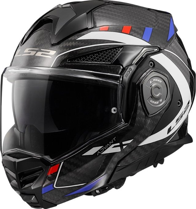LS2 LS2 FF901 ADVANT-X CARBON FUTURE překlápěcí helma bílá/modrá vel.S S