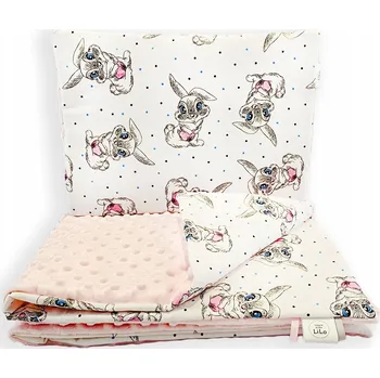 Povlečení LiLo DEKA/PEŘINKA 50/75 MINKY sada povlečení do kočárku polštář 25/35