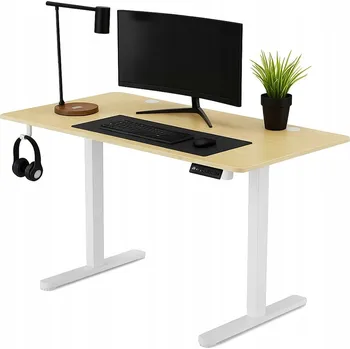 Psací stůl Elektrický Psací Stůl Nastavitelný 120x60cm Ergonomický, nastavitelná výška 72-118cm