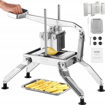 Kráječ zeleniny KRÁJEČ NA HRANOLKY strojek na krájení brambor a zeleniny ruční, 2 ostří