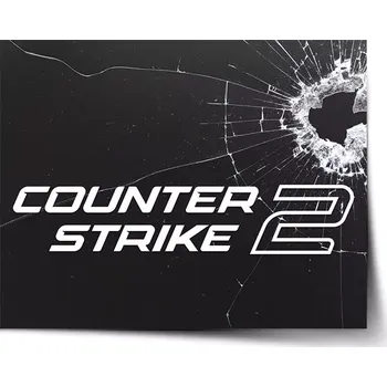 Plakát Sablio Plakát Counter Strike 2 Průstřel - 120x80 cm