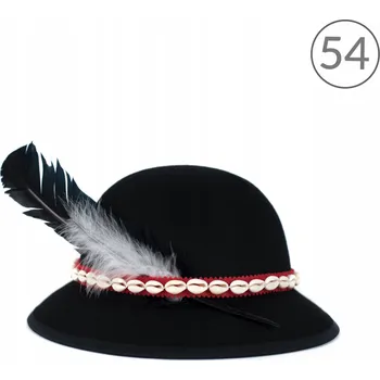 Klobouk Szaleo klobouk fedora černý, velikost 54