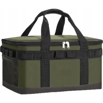 Outdoorové zavazadlo Termotaška WS Velká termotaška na oběd 30l Glovo na pláž zelená 30 l