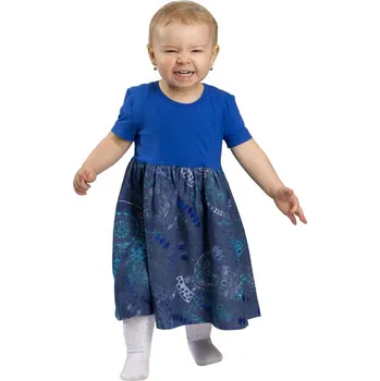 Dívčí oblečení Dětské šaty Rialto UNNA - modrá výšivka 0406