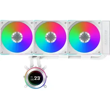 PC skříň Lian Li HYDROSHIFT II LCD-C 360CL bílá (GHS2LCD36RW)