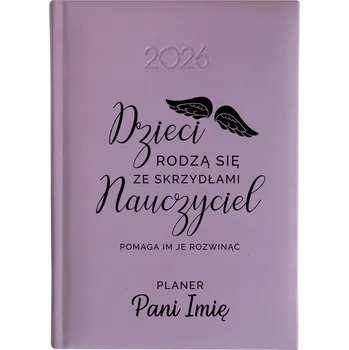 Kalendář Knižní kalendář 2026 A5 FunnyCase fialový