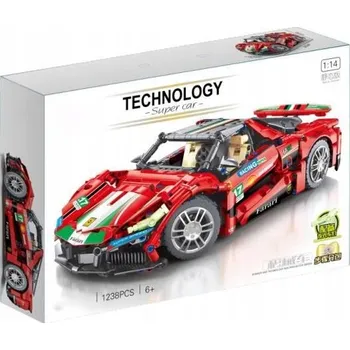ostatní stavebnice STAVEBNICE TECHNIC AUTO SPORTOVNÍ 1:14 1238 DÍLŮ 34CM