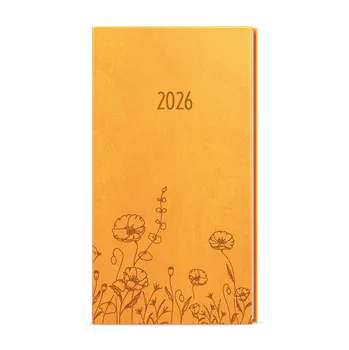 Diář Baloušek Tisk VIVELLA týdenní kapesní / okrová / louka