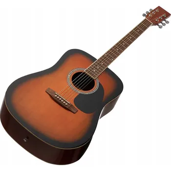 Akustická kytara Akustická kytara 41" Sada pro začátečníky, barva vycházejícího slunce