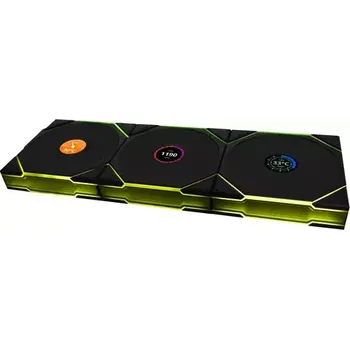 PC ventilátor Lian Li UNI FAN TL Wireless LCD Reverse Blade 3ks včetně ovladače černá (12RTLLCD1W3B)