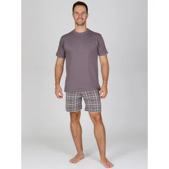Pánské pyžamo EVONA a.s. Pánské krátké pyžamo EVONA NIKOS Velikost: 3XL
