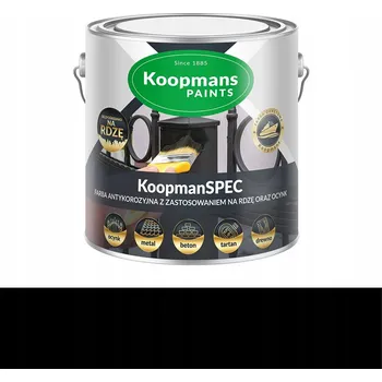 barva na kov KOOPMANS BARVA KoopmanSPEC 0,75L RAL 9005 ČERNÁ