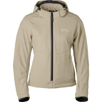 Moto bunda Dámská softshelová bunda GMS FALCON NEO WP ZG86001 béžové D4XL