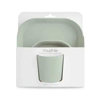 Příslušenství k odsávačce mléka HRANATÁ JEDÁLENSKÁ SADA MUSHIE - SAGE